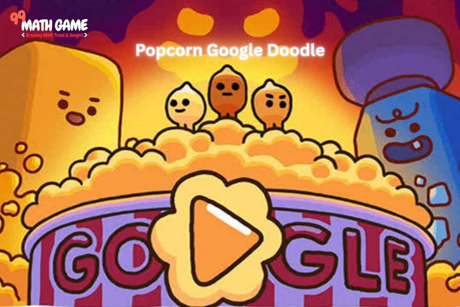 popcorn google doodle