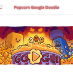 popcorn google doodle
