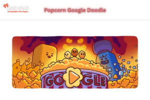 popcorn google doodle