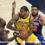 pacers vs knicks match player stats